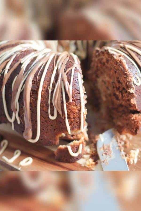 PEANUT BUTTER CHOCOLATE BUNDT CAKE