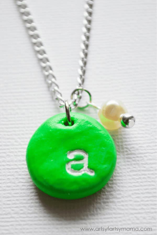 Stamped Monogram Necklace