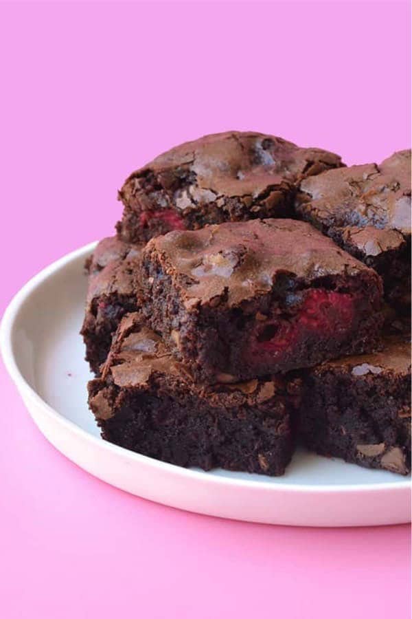 Raspberry Chocolate Brownies