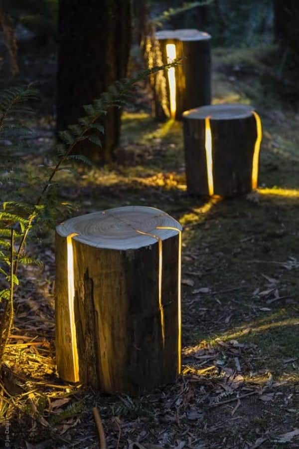 CRACKED LOG LAMP RANGE