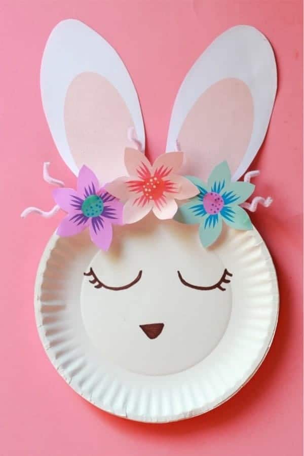 Easter Bunny Paper Plate Craft