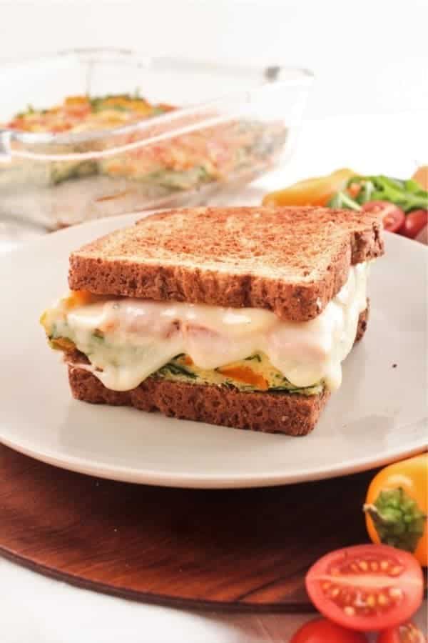 Make Ahead Breakfast Sandwiches with Veggies