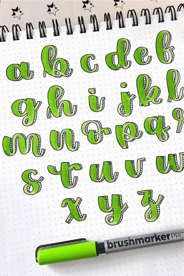 Green Alphabet Inspiration