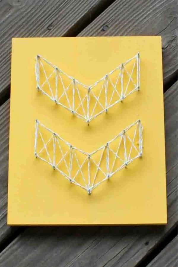 Chevron String Craft Tutorial