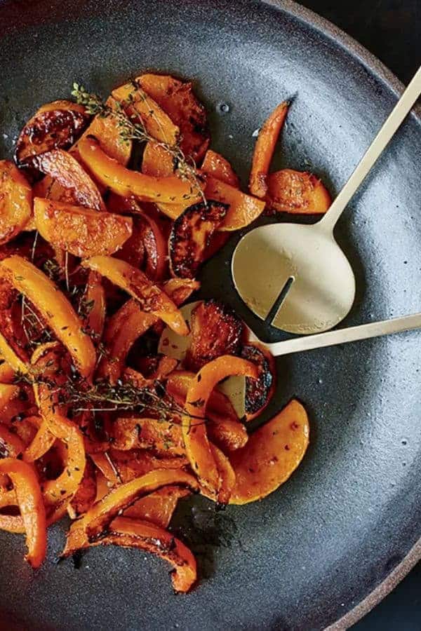 ROASTED KABOCHA SQUASH WITH MAPLE AND GINGER