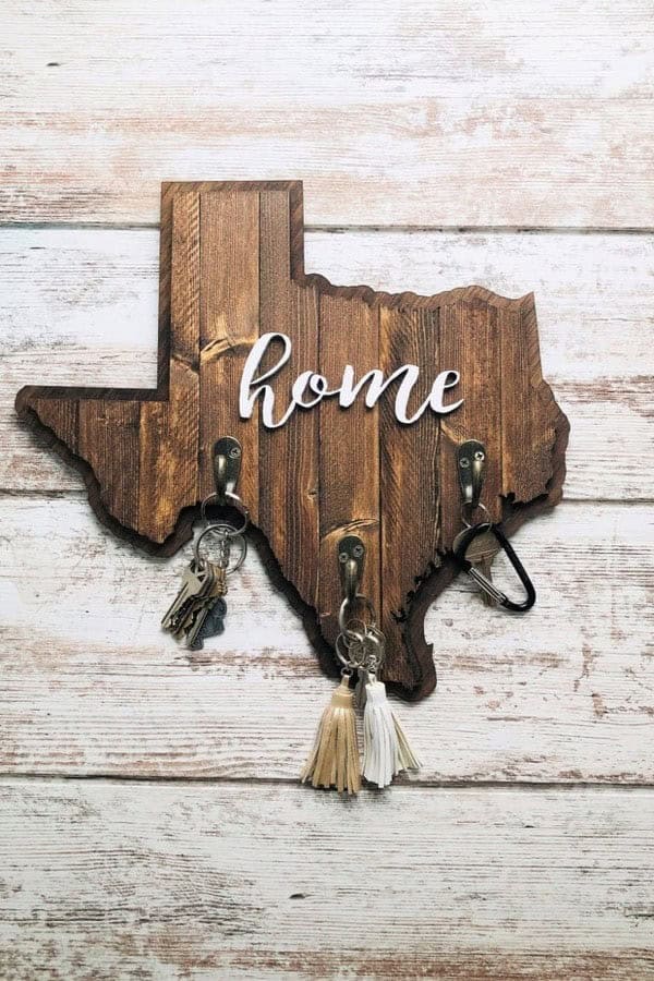 Home State Key Hanger With Hooks