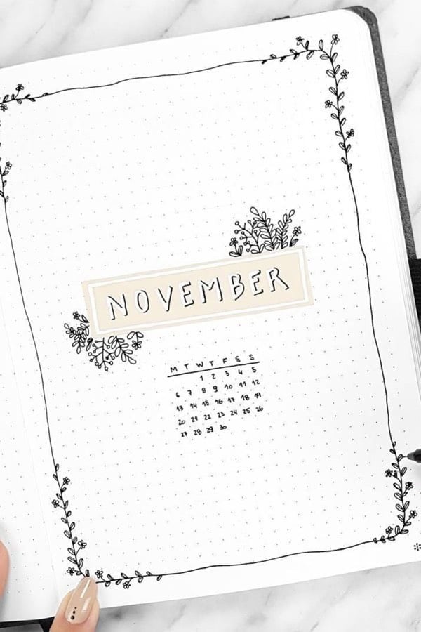 Adorable November Cover Page