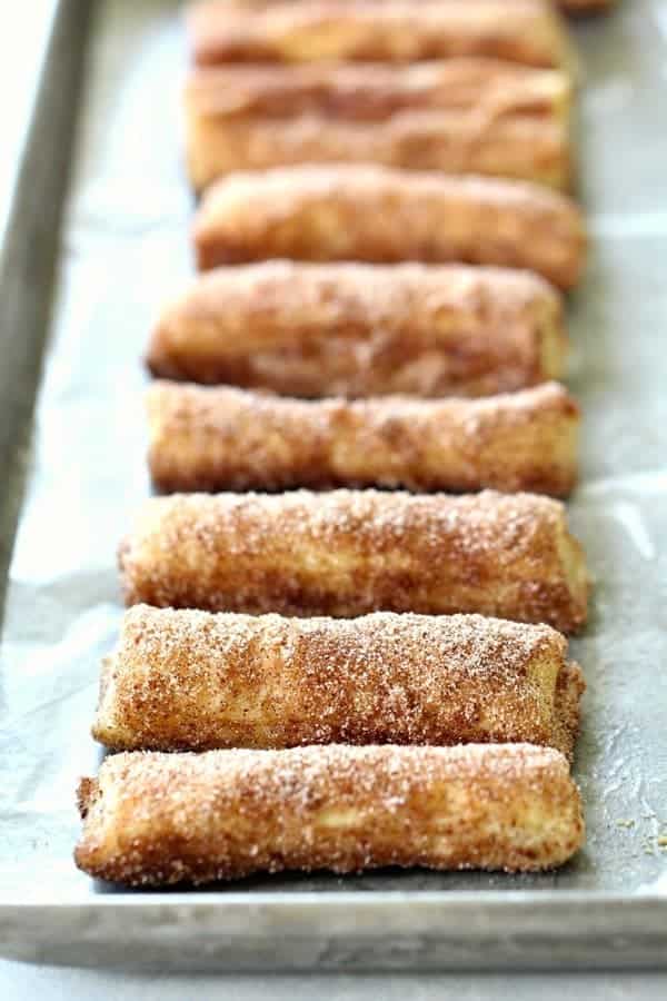 Puff Pastry Baked Churros Recipe