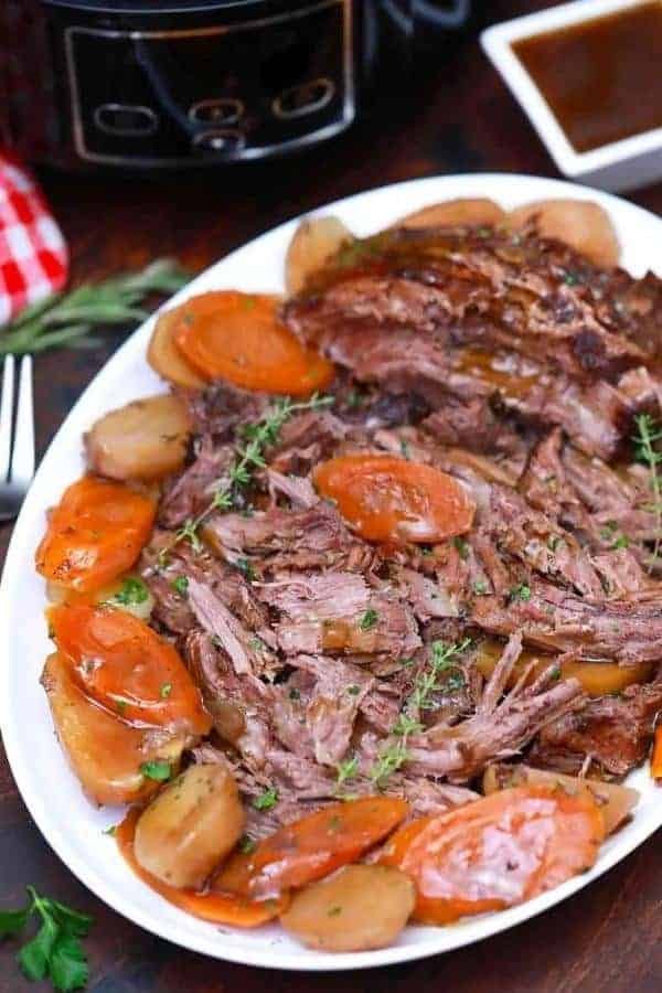 SLOW COOKER RED WINE POT ROAST