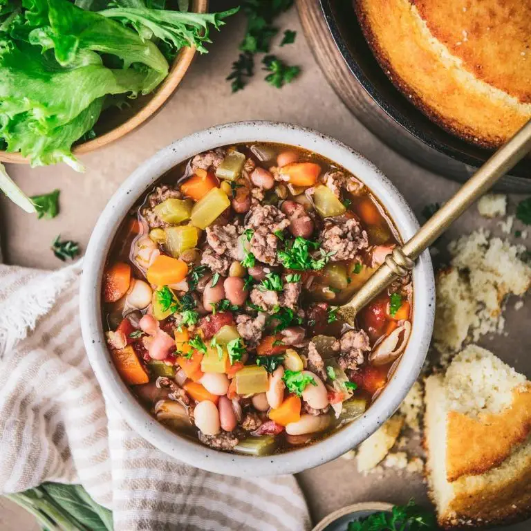 15 Bean Soup with Kale and Sausage