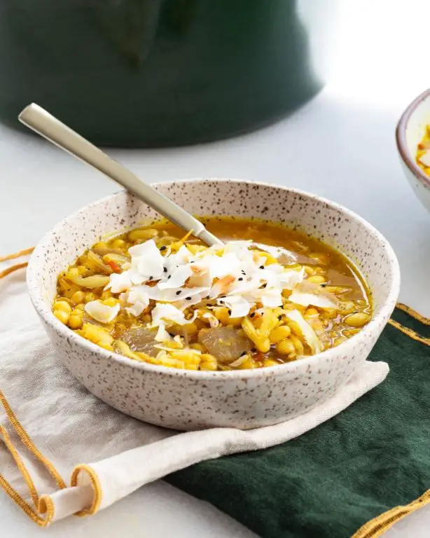 15 Bean Soup with Turmeric and Ginger