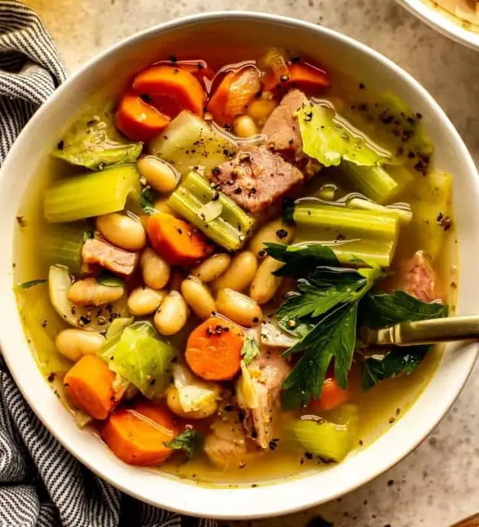 16 Bean Soup with Carrots and Celery