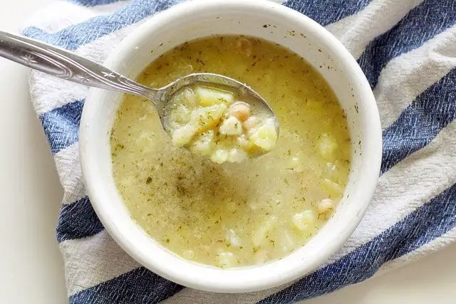 16 Bean Soup with Lemon and Dill