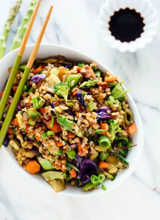 6-Ingredient Veggie Packed Fried Rice