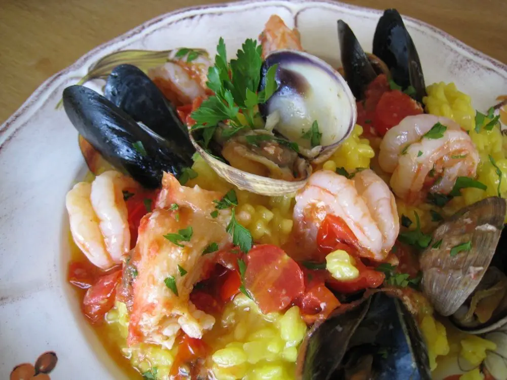 7 Mares Risotto with White Wine