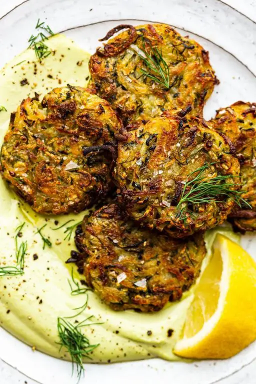 7-Ingredient Baked Zucchini Fritters
