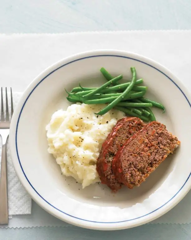 A1 Meatloaf with Mashed Potatoes