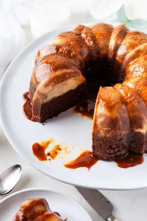Abuelita Chocolate Flan with Caramel Drizzle