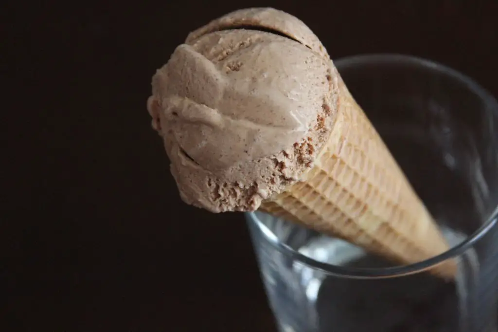 Abuelita Chocolate Ice Cream with Caramel Swirl