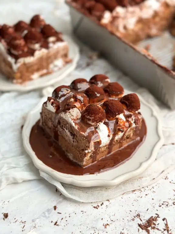 Abuelita Chocolate Tiramisu with Coffee Soaked Ladyfingers