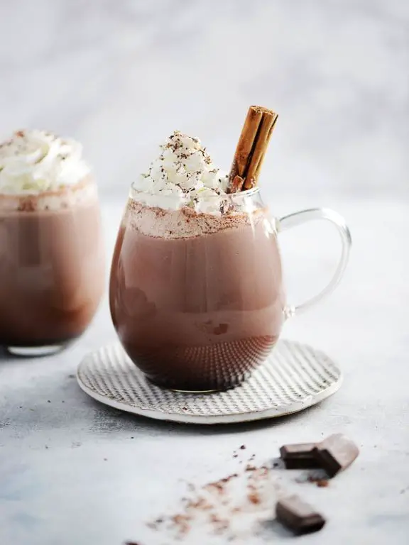 Abuelita Hot Chocolate with Cinnamon Whipped Cream