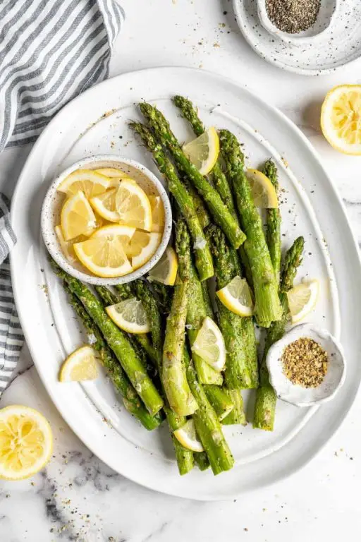Air Fryer Lemon Pepper Asparagus