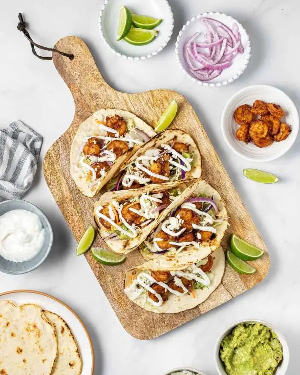 Air Fryer Shrimp Tacos