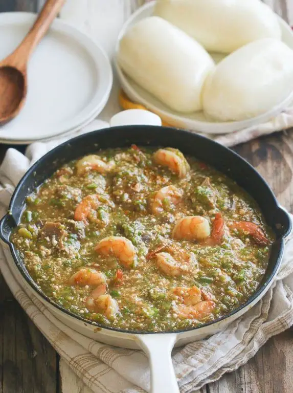 Akple with Okro Soup