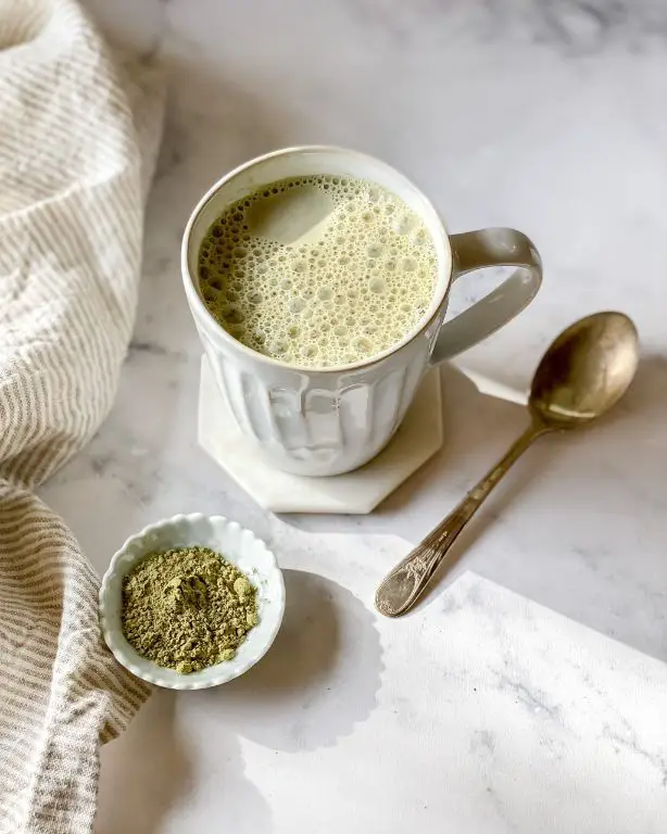Allulose-Infused Matcha Latte