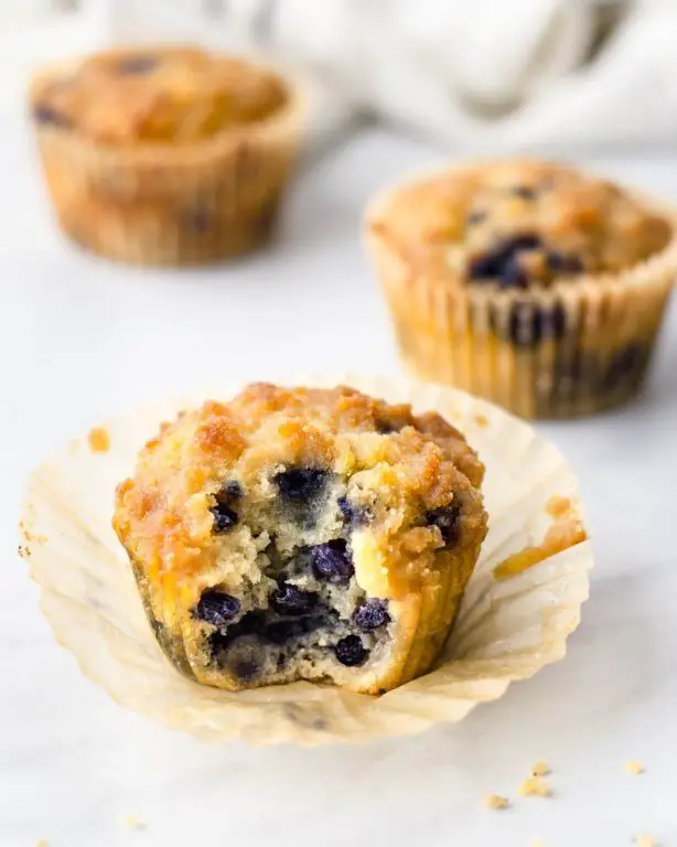 Allulose-Sweetened Blueberry Muffins