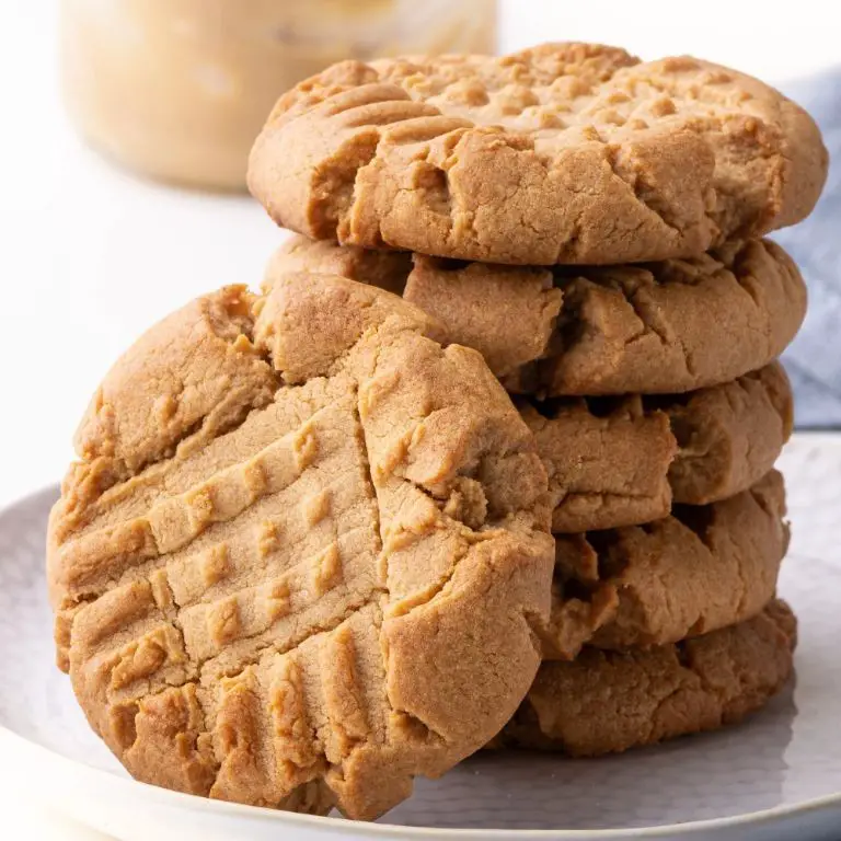 Allulose-Sweetened Peanut Butter Cookies