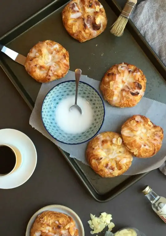 Almond Paste Danish Pastries