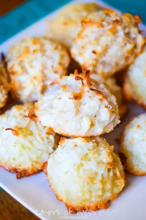 Almond Paste and Coconut Macaroons