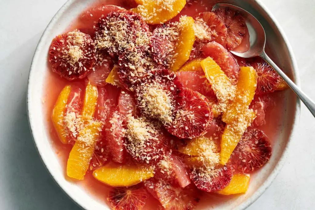 Ambrosia Salad with Coconut and Citrus