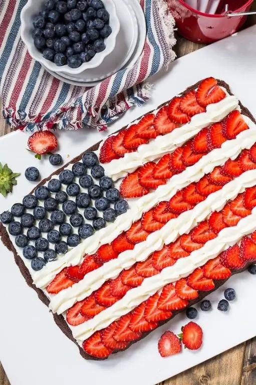 American Flag Brownies