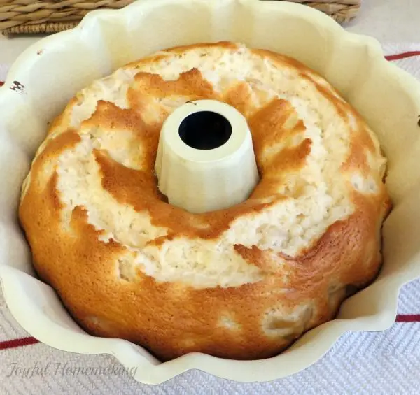 Angel Food Cake Mix and Apple Pie Filling Cake