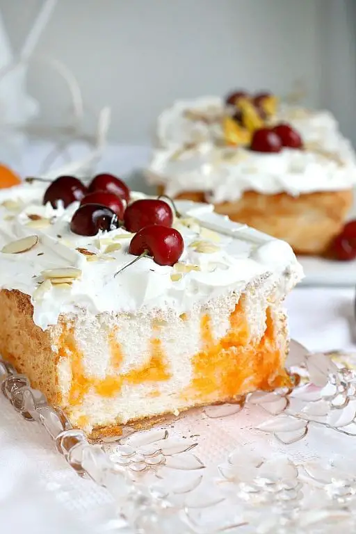 Angel Food Cake Mix and Orange Marmalade Cake