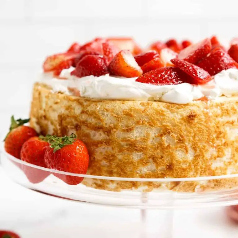 Angel Food Cake Mix and Strawberry Shortcake