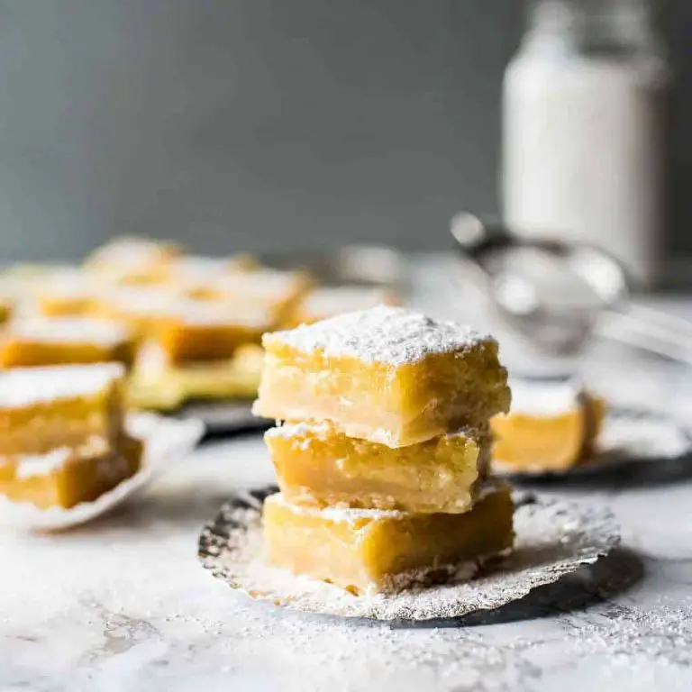 Arrowroot Lemon Bars with Shortbread Crust
