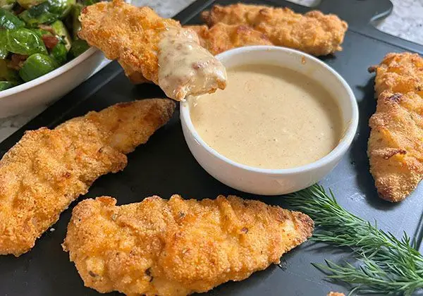 Arrowroot-Crusted Baked Chicken Tenders