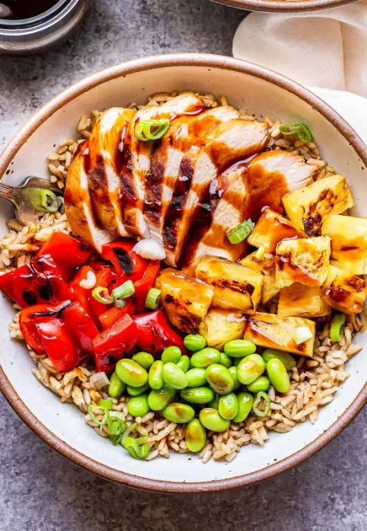 Asian-Inspired Teriyaki Chicken Bowls