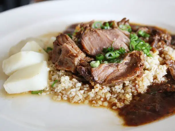Asian-Style Pork Cheeks with Ginger and Soy