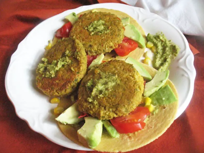 Avocado and Chickpea Koftas