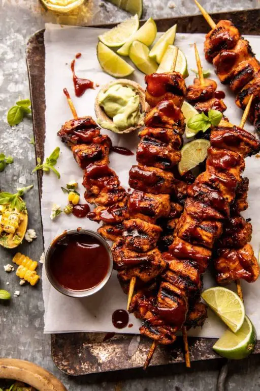 BBQ Chicken Skewers