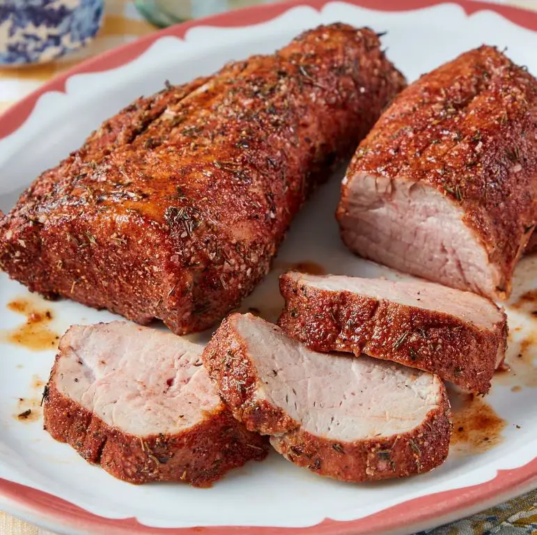 BBQ Rub Air Fryer Pork Loin