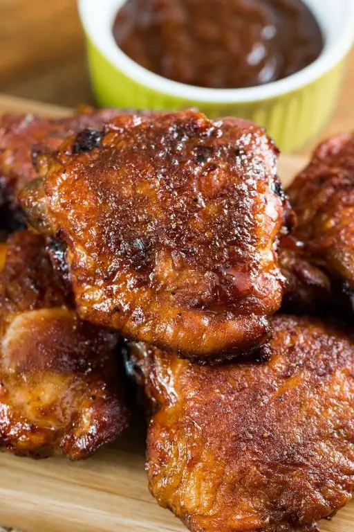 BBQ Smoked Chicken Thighs