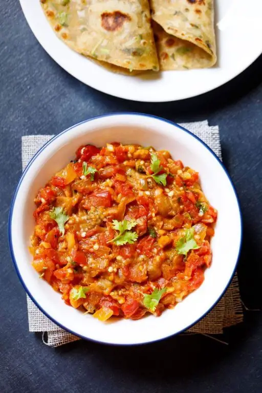 Baingan Bharta with Phulka