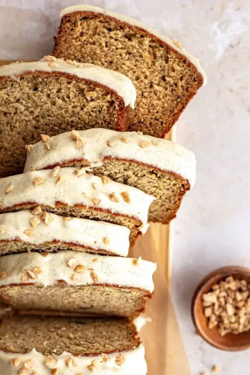 Banana Bread with Maple Glaze