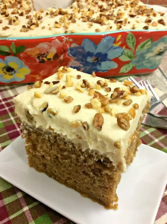 Banana Preachers Cake with Brown Sugar Frosting