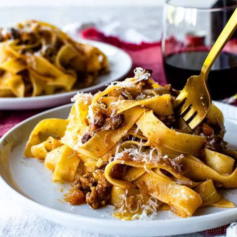 Beef Bolognese with Tagliatelle